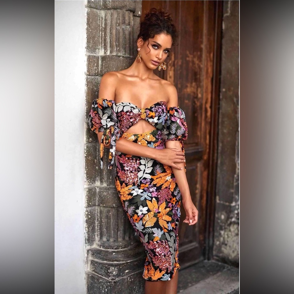 Brand: Alamour the label. Flora dress. Medium. Worn once for engagement pics